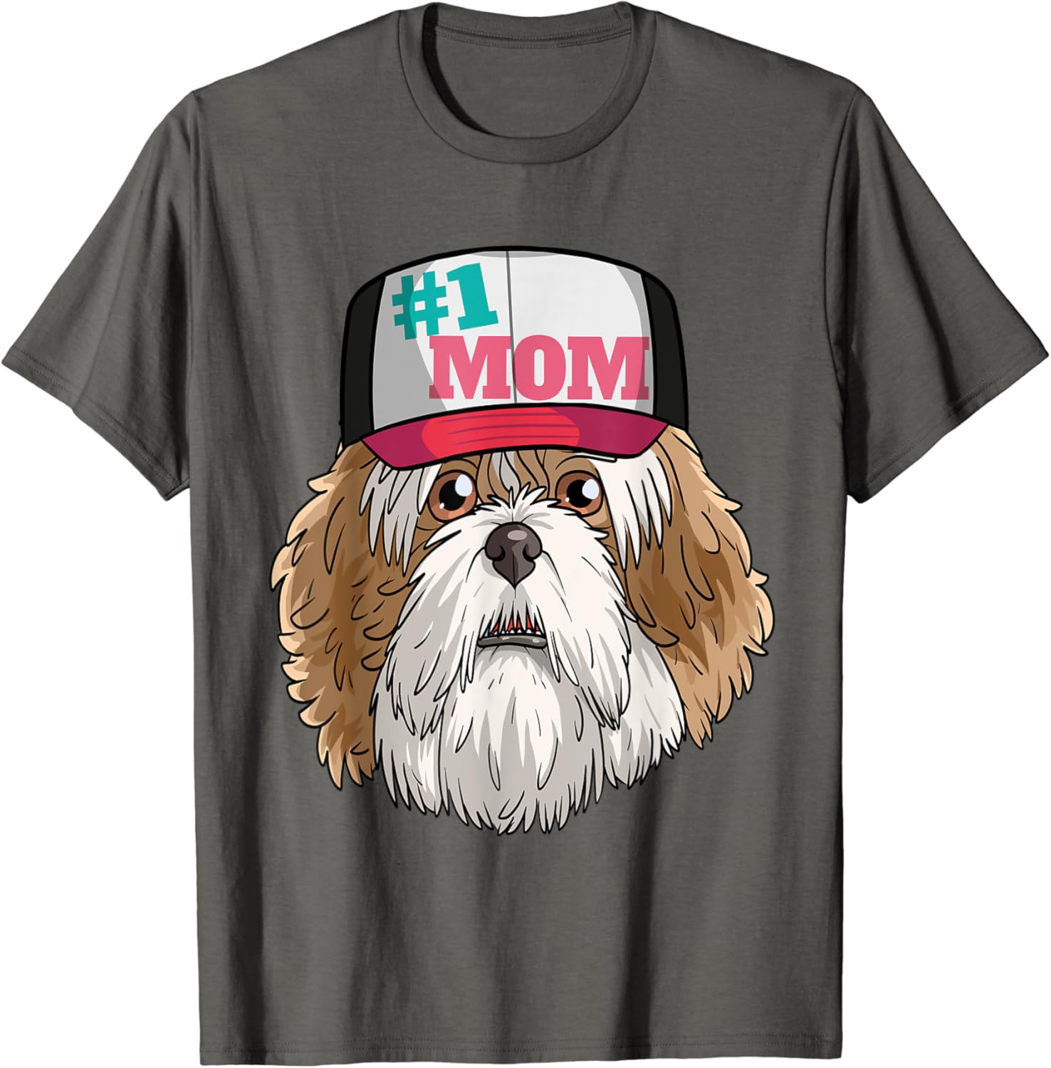 Lhasa Apso 1 Mom Mother's Day TShirt Clothing, Shoes
